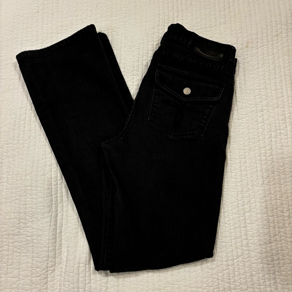 Lauren Jeans Co. Black Denim Flare Jeans